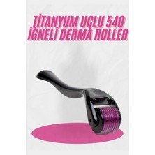 Uravas Store Dermaroller Titanyum 540 Iğneli 1 mm Saç Kaş Sakal Serum Kullanıma Uygun
