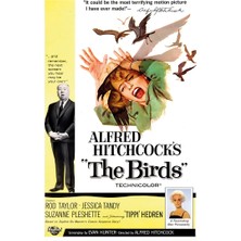 Arterior Wallpaper Birds 1963 Poster