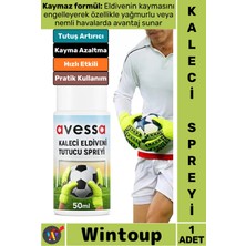 Wintoup #antrenman Premium Yağmur Kar Nemli Hava Tutuş Artırıcı Kayma Önleyici Avuç Içi Pratik Kullanım Hızlı Etkili Özel Formül Kaleci Eldiveni Tutucu Sprey 50 ml