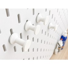 Besing Pegboard Uyumlu Kanca 3’lü Set | 10 mm + 15 mm + 20 mm | Duvar Askı Aparatı | 3D Baskı
