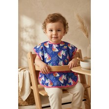 Babydonat Unimagic Unicorn Desenli Sıvı Geçirmez Cepli Bebek Mama Önlüğü - Blw Uyumlu Leke Tutmaz Aktiviteli Bebek Önlüğü 6-24 Ay