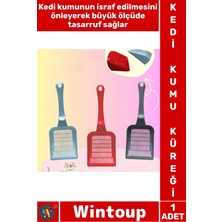 Wintoup #kedi Evcil Hayvan Pet Dayanıklı Plastik Ergonomik Geniş Delikli Hijyenik Topaklanan Pratik Kedi Kumu Küreği