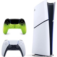 Sony Playstation 5 Slim Dijital 825GB + 2.kol Dualsense Remix Green (Ithalatçı Garantili )