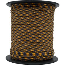 Mg Ropes Bileklik,outdoor ve Hobi Paracord Ip 4 mm NO:110 Hardal Mavi Desenli