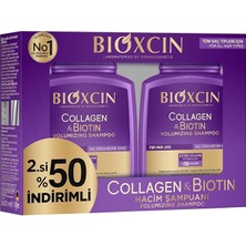 Collagen & Biotin Hacim Şampuanı | 2 x 300 ml | Ince ve Seyrek Saçlar Için | Sülfatsız | Sa�