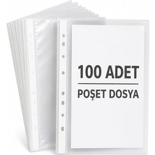 Adet A4 Şeffaf Dosya Föy Poşet Dosya