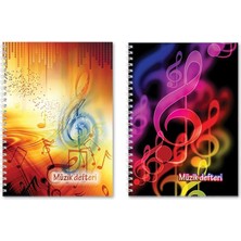 Color A4 40 Yp. Karton Kapak Spiralli Müzik Defteri