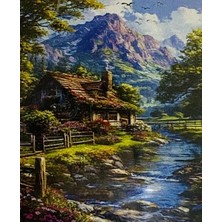 Yapışan Boncuk Mozaik Tablo 40 * 50 cm XQC86910