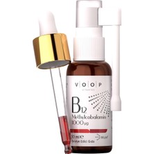Vitamin B12 Methylcobalamin 1000 Mg Sprey-Damla 10 ml