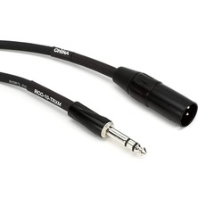 Siyah Serisi Ara Bağlantı Kablosu, 1/4-Inç Trs - Xlr (Erkek), 3,5 Metre