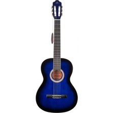 Barcelona Lc 3900 Bb Mavi Siyah Sunburst Klasik Gitar