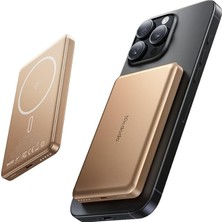 5000MAH 20W Metal Ultra Ince Manyetik Kablosuz Powerbank