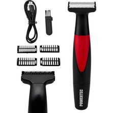 TR-655 Vücut Tıraş Makinesi (Body Groom) Çift Bıçak - Sıfıra Yakın Kesim