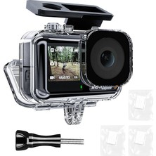 Djı Action 5 Pro Action 4/3 Kamera Için Su Geçirmez Kılıf, Buğu Önleyici Sualtı Muhafazası K