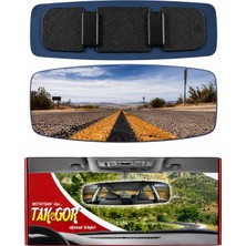 Otokap Universal İç Dikiz Aynası Geçmeli Lastikli 305x95mm Geniş Açılı Oto Dikiz Aynası Universal