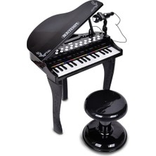 | Elektronik Kuyruklu Piyano Mikrofon ve Tabure, Işık Efektleri, 5 Ses, 4 Ritim, 19 Şarkı, 53 x