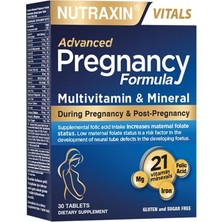 Pregnancy Formula | Hamilelik ve Emzirme Dönemine Özel Multivitamin | 21 Vitamin ve Mineral | 30 T