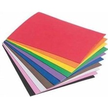Color Eva Sünger A4 Yapışkanlı, 10 Renk, NC-270