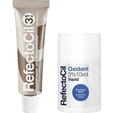 Kaş ve Kirpik Boyası No :3.1+Oxidant 3%10 Volum Liquid 100 ML_KAŞ_BOYASI-296