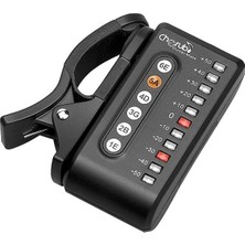 WST-550G Gitar Mate 180° Akustik Gitar Elektro Gitar LED Ekran Için Klipsli Akort Cihazı