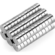 Adet 7x2 mm Yuvarlak Güçlü Neodyum Mıknatıs (Çap 7 mm Kalınlık 2 Mm)