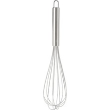 Çırpıcı, 35 Cm, Metal Gövde, Gri, Paslanmaz, Ergonomik Tasarım, Derin Kap Uyumlu