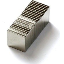 Magnet 20 Adet 10MM x 10MM x 1mm Köşeli Süper Güçlü Neodyum Mıknatıs