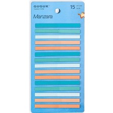 Manzara 15 Renkli Şeffaf Pet Index • Index Sticker • Post-It • Sticky Note