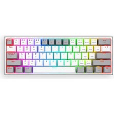 K616 Fizz Pro%60 3 Mod Kablolu, 2.4 Ghz Kablosuz, Bluetooth Mekanik Oyun Klavyesi, Doğrusal Kırmı