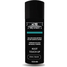 (Black) Saç Dolgunlaştırıcı Sprey ve Dip Kapatıcı Topik Sprey
