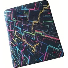 Bileklikli Desenli Bilek Destekli Kaymaz Taban Bilgisayar Notebook Mouse Pad (Labirent)