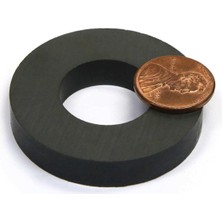 Magnet Mıknatıs, 80MM x D40MM x 15MM Güçlü Ferrit Kömür Seramik Halka Mıknatıs