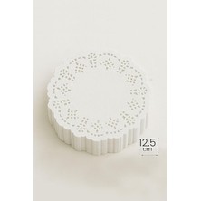 Kağıt Dantel Yuvarlak Çay Bardağı Altlığı 12,5 cm 500'LÜ, DMHK636896BS016