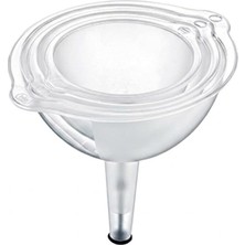 Home 3 Adet Huni Seti Yağ ve Sıvı Doldurma Için – Plastik Mutfak Hunisi Seti, Farklı Boy Hun