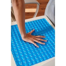 Double Jelli Visco Tekerlekli Sandalye Minderi Visko Kare Oturma Minderi Serinleten Minder 45X43X7 C