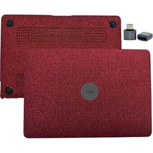 MacBook Air 13 Kılıf Simli Parlak Vinil Kaplama Sert Hard Case Tpu Taban Ince Hafif Çizilme Koru