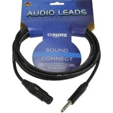 M1FS1B0300 Mikrofon Kablosu 3 Kutuplu Xlr Soket, 3 Kutuplu Jak Üzerinde, 3 M