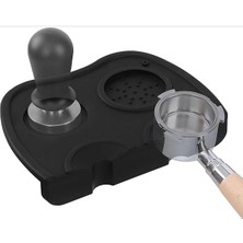 Espresso Tamper Tamping Mat, Plastik, Düz Taban Silikon