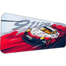 Büyük Boy 90X40 Xxl Düz Siyah Mouse Pad Kauçuk Kaymaz Alt Taban Yumuşak Kumaş Oyuncu Mousepad