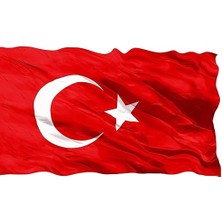 Türk Bayrağı 50X75 cm – Kalın Alpaka Kumaş – Dayanıklı, Renk Solmaz, Çift Dikişli Türk