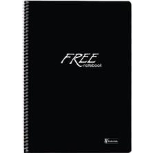 Color A4 Kareli 120 Yp. Pp Kapak Spiralli Free Okul Defteri
