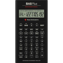Instruments Ba-Iı Plus Professional Finansal Hesap Makinesi