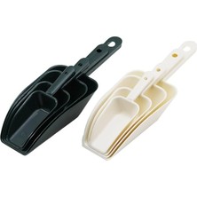 Urve URV-3041 (4pcs) Ölçü Erzak Kürek Kaşık (Renkli PLASTIK)*120