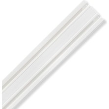 2 Raylı Korniş Perde Rayı Kaliteli Sağlam Ambalaj (600 Cm)