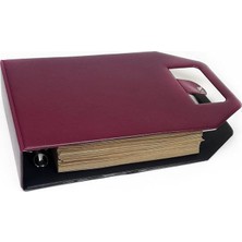 Plak Klasörü 7" (Bordo)