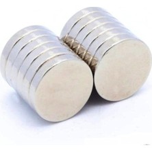 Magnet 20 Adet 15MM x 2mm Yuvarlak Güçlü Neodyum Mıknatıs