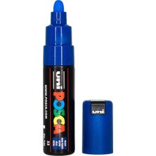 181351 - Posca Markör, Geniş Yuvarlak Uçlu, Mavi