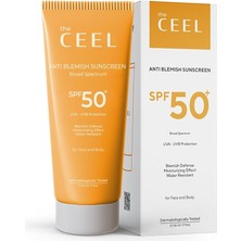 Ceel Spf 50+ Yüksek Korumalı Güneş Kremi 50 ml - Glutatyon ve Panthenol Içeren Nemlendirici ve