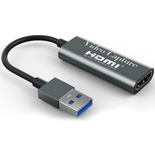 4K USB 3.0 Video Capture Görüntü Yakalama Adaptörü USB 4K 1080P Akış Öğretim Video Konferan