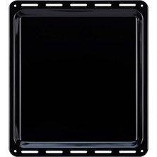Emaye Fırın Tepsisi 42,2X37,5X2CM Bosch Siemens Beko Arçelik Vestel Profilo Uyumlu Siyah Renk